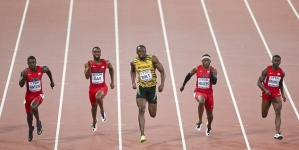 Bolt Retains 100 metres Title