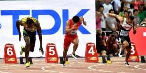 Canadian sprinter Andre De Grasse ties for bronze at world championships