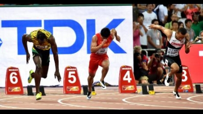 Canadian sprinter Andre De Grasse ties for bronze at world championships