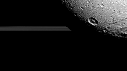 Cassini Probe Takes Breathtaking Final Look at Saturn’s Moon Dione