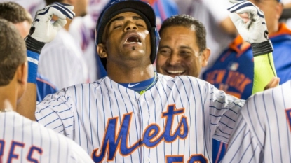 Cespedes has historical night as Mets rout Rockies