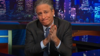 Jon Stewart Teared Up During Stephen Colbert’s Hilarious, Touching Tribute