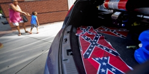 Confederate flags found at US black church in Atlanta