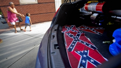 Confederate flags found at US black church in Atlanta