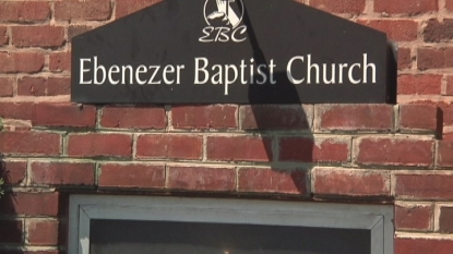 Confederate flags placed at Martin Luther King’s church