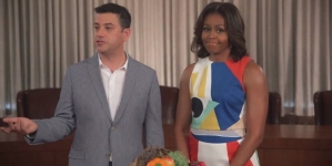 Jimmy Kimmel and Michelle Obama Mock Her “FNV” Fruits-and-Vegetables Campaign