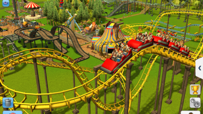 Create an epic 3-D theme park in Roller Coaster Tycoon 3