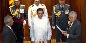 Current Affairs 2015 : New Prime Minister of Sri Lanka takes oath