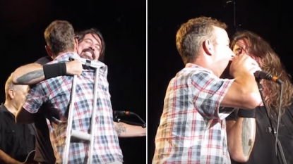 Dave Grohl/Foo Fighters Share Special Moment On Stage with Man Crying During