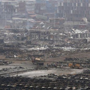 Dead Pile Up on Tianjin Shore After Deadly Blasts