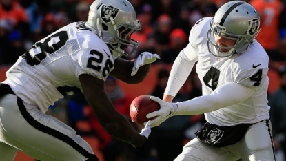 Derek Carr: Derek Carr 6-for-9 for 43 yards in opener