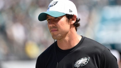 EAGLES: Bradford took a beating but kept on ticking