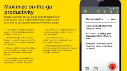 Dragon Anywhere mobile speech recognition app planned for iOS and Android