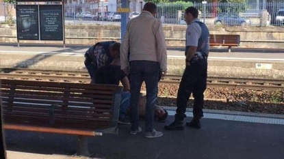 Dramatic video shows chaotic aftermath of France train attack