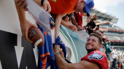 Eagles wide receiver Riley Cooper can’t wait to see Tim Tebow play