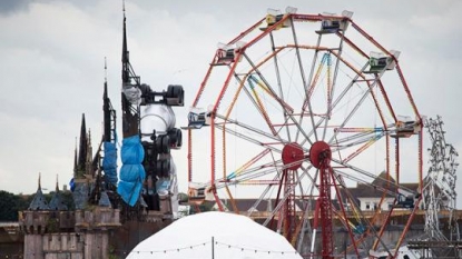 Elusive UK street artist Banksy opens darkly amusing ‘Dismaland’ theme park in