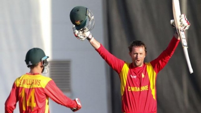 Ervine’s maiden ton leads Zimbabwe to rare win