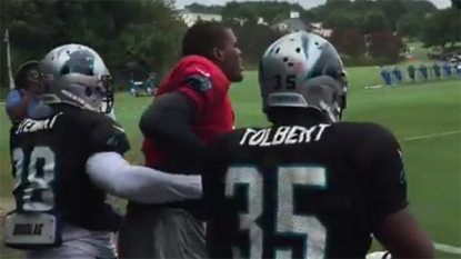 Fight breaks out between Cam Newton, Josh Norman during Panthers’ training camp