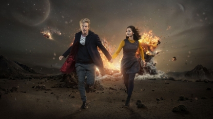 First Look Doctor Who series 9: The Doctor and Clara flee explosion