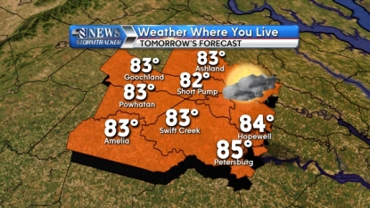 Get ready for another sunny, hot day in the Tennessee Valley today