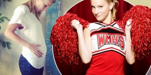 Glee’s Heather Morris expecting second child with husband Taylor Hubbell