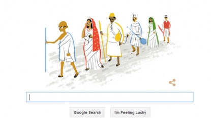 Google doodle remembers Dandi March on India’s 69th Independence Day