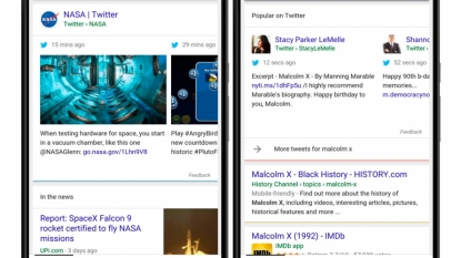 Google integrates Twitter into its desktop search results