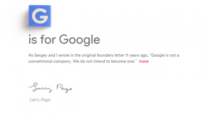 Google to reorganize as Alphabet