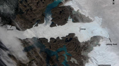 Greenland Glacier Loses Huge Chunk of Ice