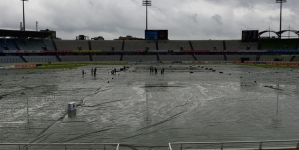 Heavy rain washes out first session in Dhaka