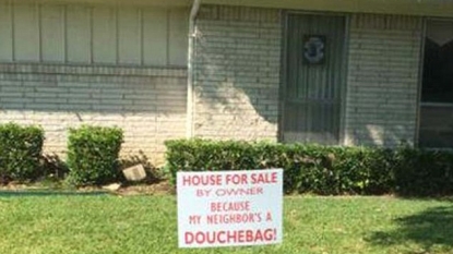 Homeowners get neighbor’s attention with shocking ‘for sale’ sign