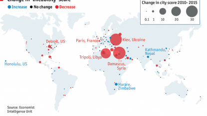 Hong Kong plunges 15 places in global ranking of livable cities