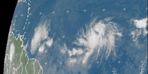 Atlantic tropical depression forms, forecast to strengthen