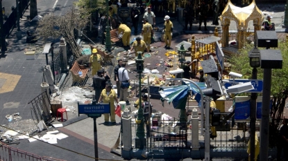 Thailand attacks: Footage of blast at Bangkok pier