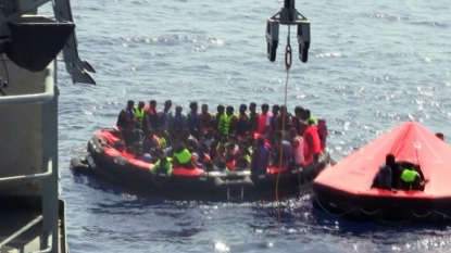 Irish Ship Delivers Over 350 Rescued Migrants to Italy