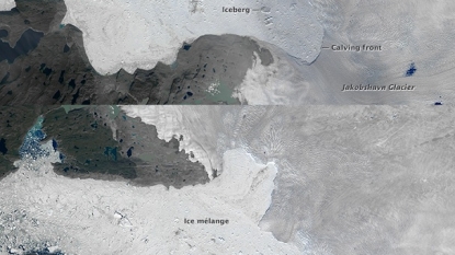 World’s Fastest Moving Glacier Sheds Manhattan-sized Ice Chunk