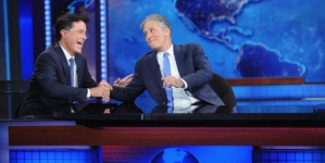 #ColbertNation. Stephen Colbert Thanks Jon Stewart For Saving Him