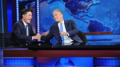 #ColbertNation. Stephen Colbert Thanks Jon Stewart For Saving Him