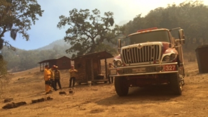 Firefighters protect homes on Central Coast as blaze grows