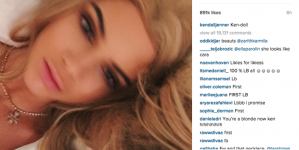 Kendall Jenner goes BLONDE!