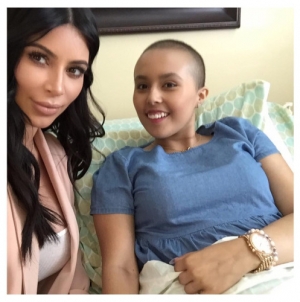 Kim Kardashian: Star and Mason Disick visit cancer-stricken fan