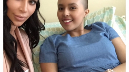 Kim Kardashian: Star and Mason Disick visit cancer-stricken fan