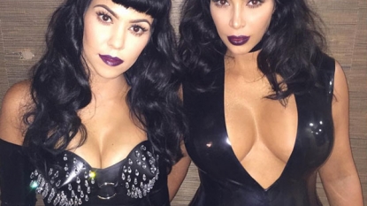 Kim Kardashian Busts Out Epic Cleavage Pic, Sports Matching Bangs With