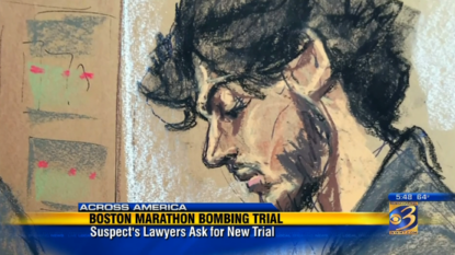 Lawyers ask for new trial outside Boston for marathon bomber