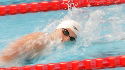 Ledecky breaks own world 1500m freestyle record