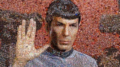 Fans and William Shatner pay tribute to Leonard Nimoy with selfie mosaic