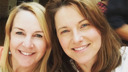 Check Out Lucy Lawless in This Loving Xena Reunion Photo