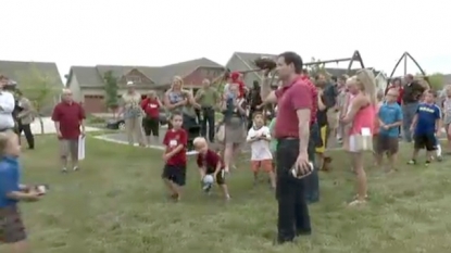 Marco Rubio (Accidentally) Hit a Kid in the Face With a Football