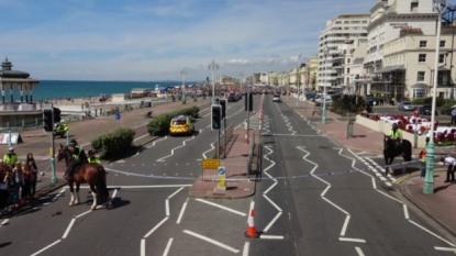 Suspect package blown up on seafront during Brighton Pride