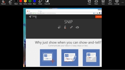 Microsoft Snip brings Windows screenshots to life with voice and ink